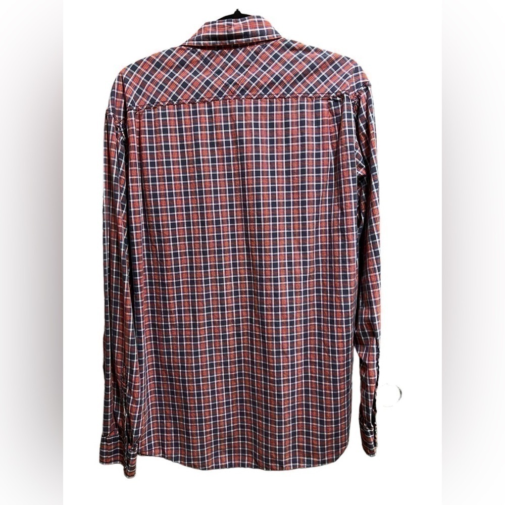 Vintage 07’ Tommy Hilfiger long sleeve button down plaid plaid size size Large - Picture 2 of 6